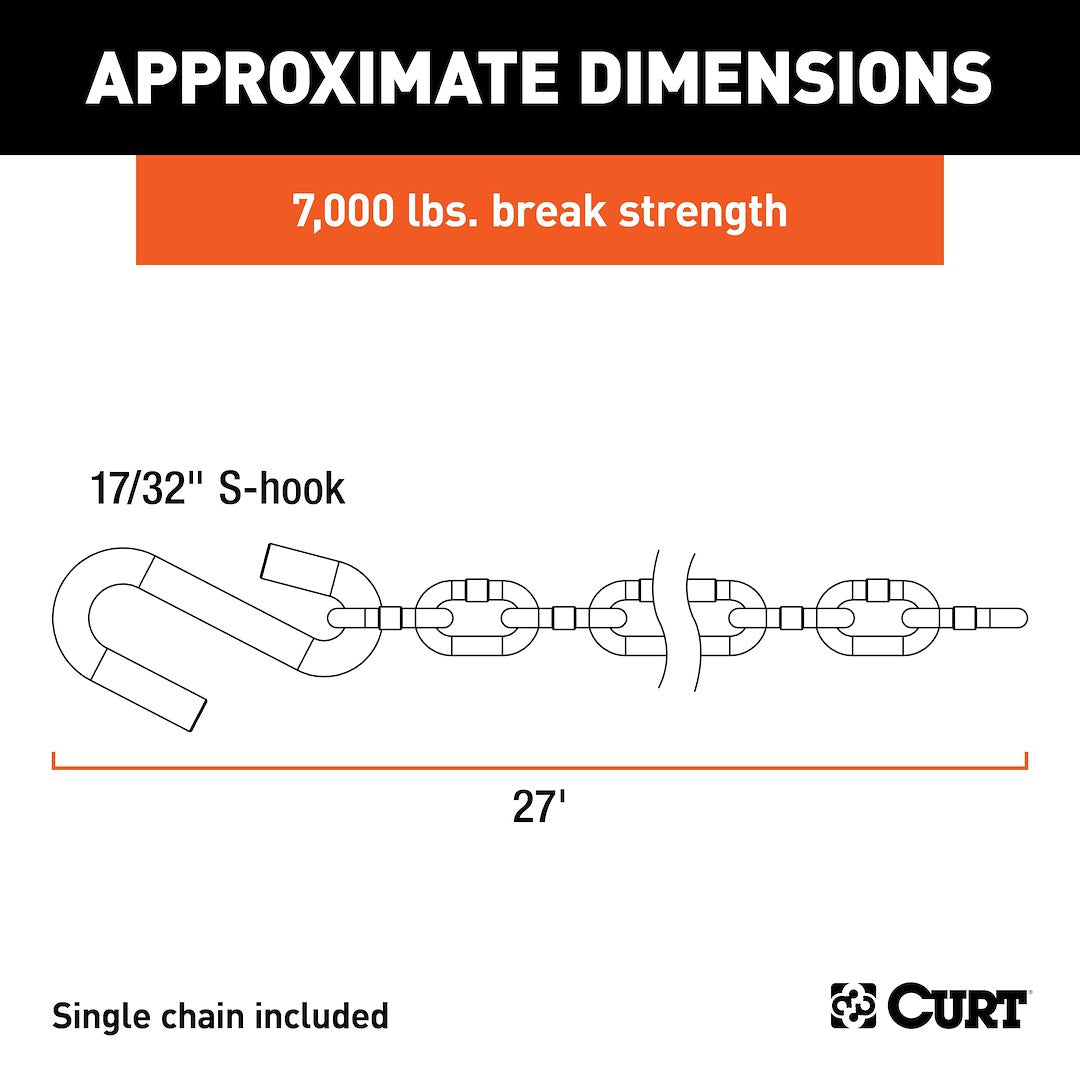 Curt 80300 Trailer Safety Chain - image 6