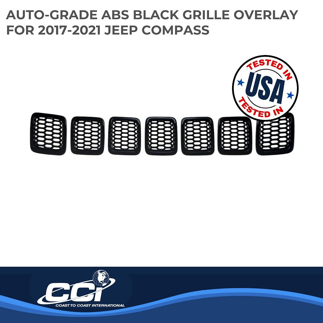 Coast To Coast GI478BLK Compass Rectangular Gloss Mesh Trim - image 2