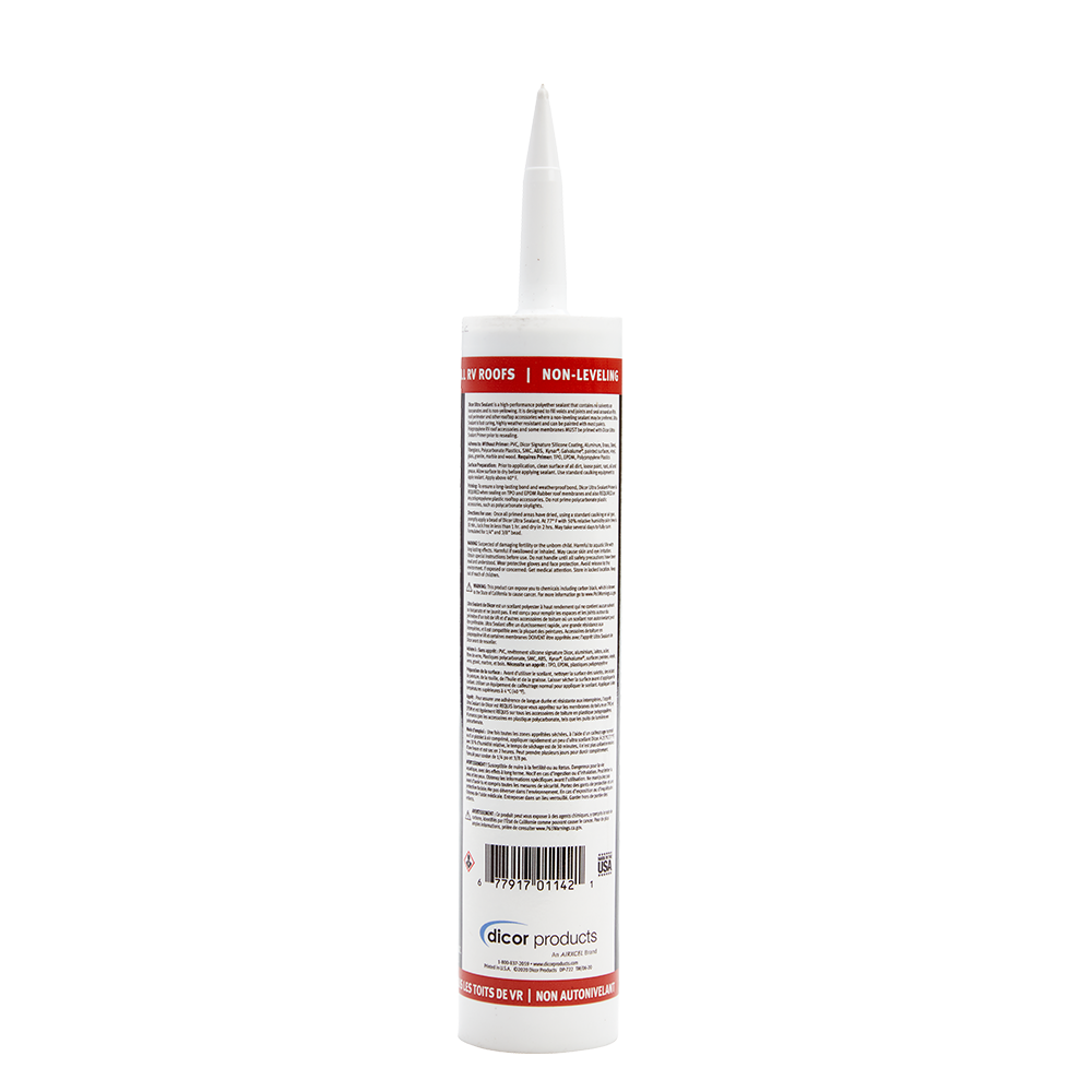 Dicor Corp. 651SANSW1 White Non-Leveling Ultra Sealant, 10.3 oz