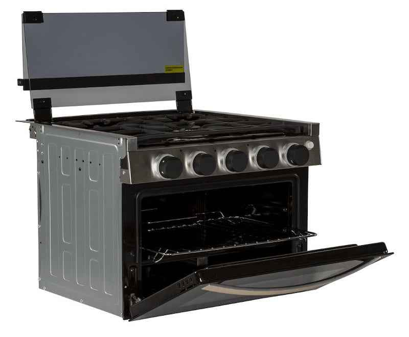 Furrion CF-RV17B Greystone 3-Burner Propane RV Range with Built-In Oven, Black – image 2