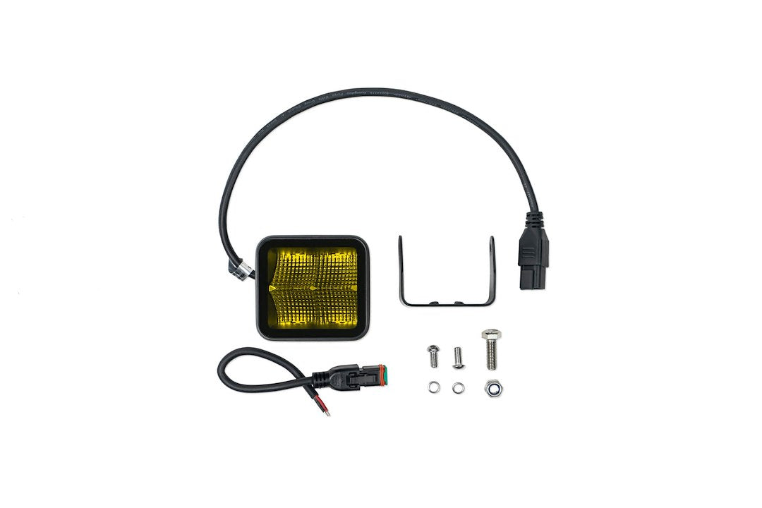 DV8 Offroad BE3EW40W-A Elite Amber Driving/Fog Pod
