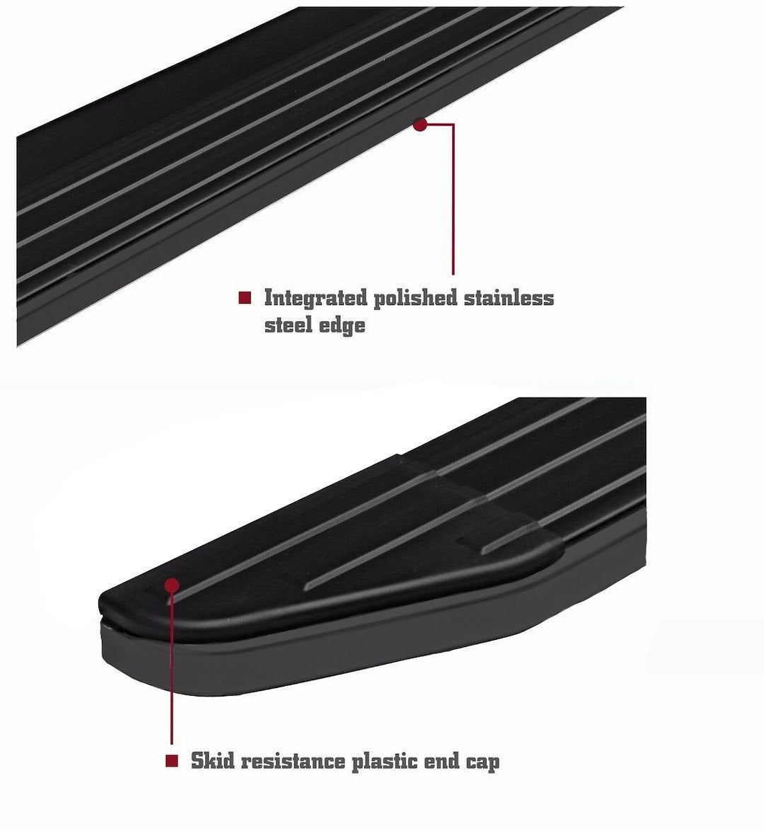 Black Horse Offroad PR-F491BK Peerless Black Rocker-Panel Step Board - image 10