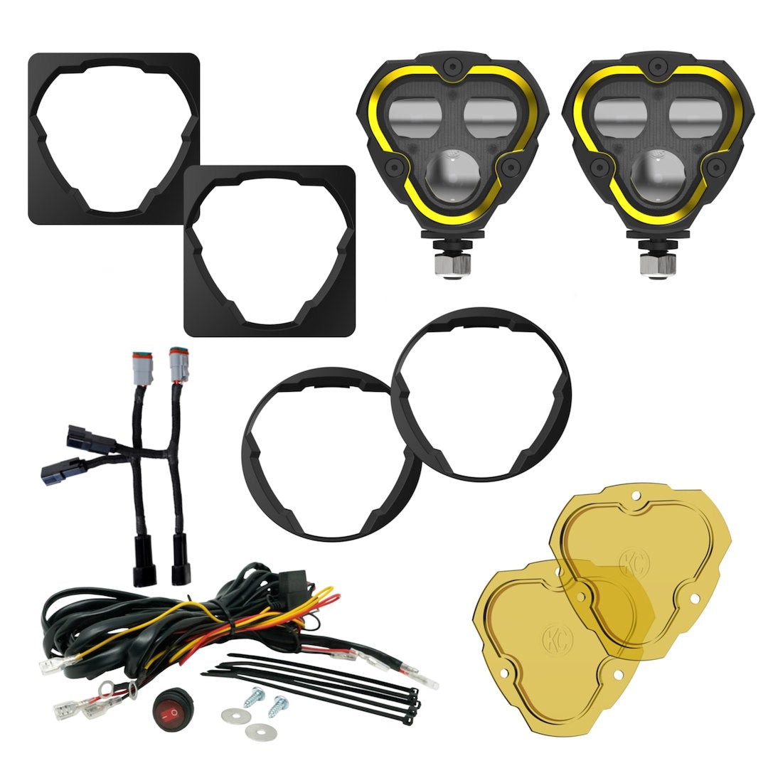 KC Hilites 97155 Flex Era 3 Dual-Mode LED Fog Lamp