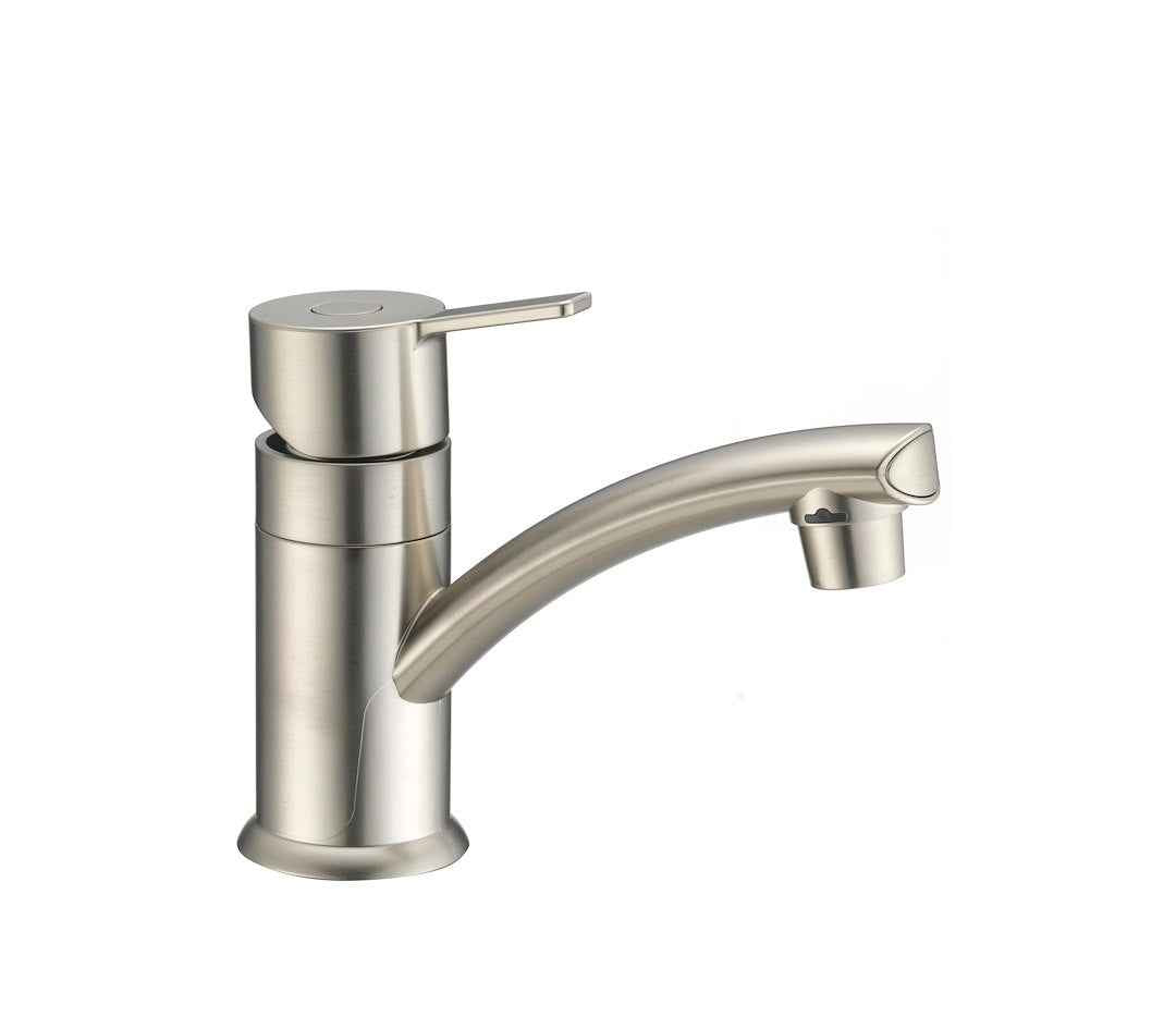 Dura Faucet Low-Arc Lavatory Faucet - Satin Nickel – DF-PL200M-SN