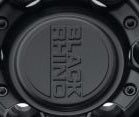 Black Rhino Wheels 45135140SB Satin Black Closed Wheel Center Cap - image 2