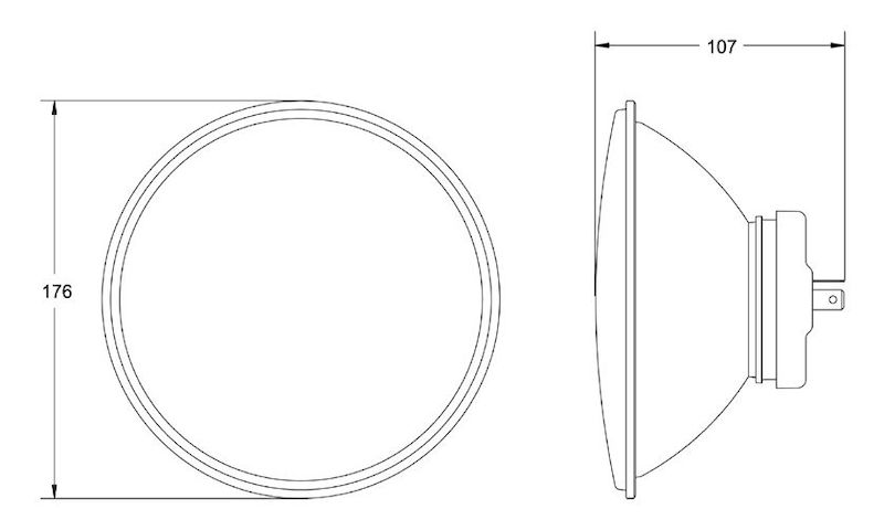 Hella 002395031 H4 Headlamp Conversion Kit