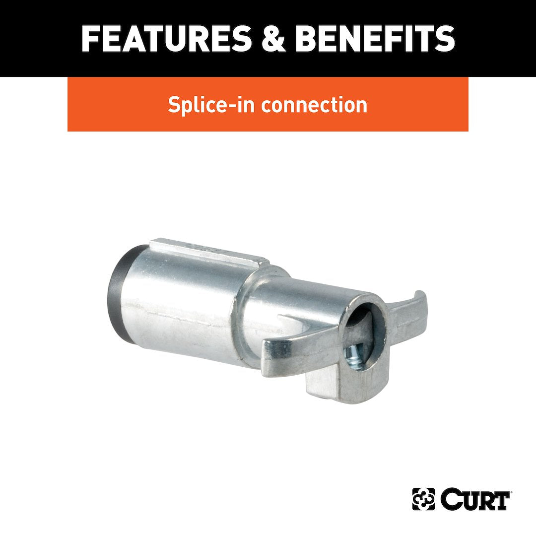 CURT Semi-universal 4 Round Trailer Wiring Connector (58060)