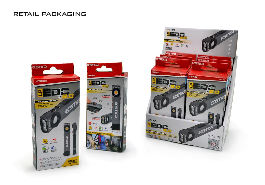 STKR Concepts 14270DD LP-EDC 8.0+ Retail Display