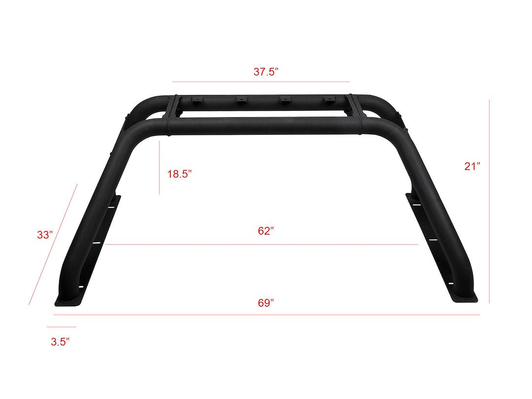 Armordillo 8707791 Full-Size CRB Four-Light Chase Rack - image 5