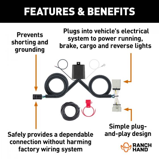 Ranch Hand RHE-10008 Legend Lighted-Rack Harness