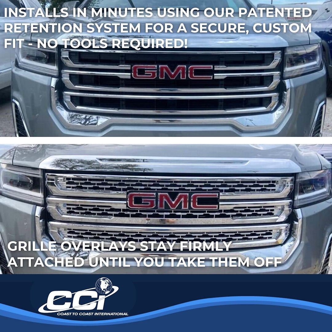 Coast To Coast GI175 Acadia Chrome Bar-Style Grille Trim - image 4