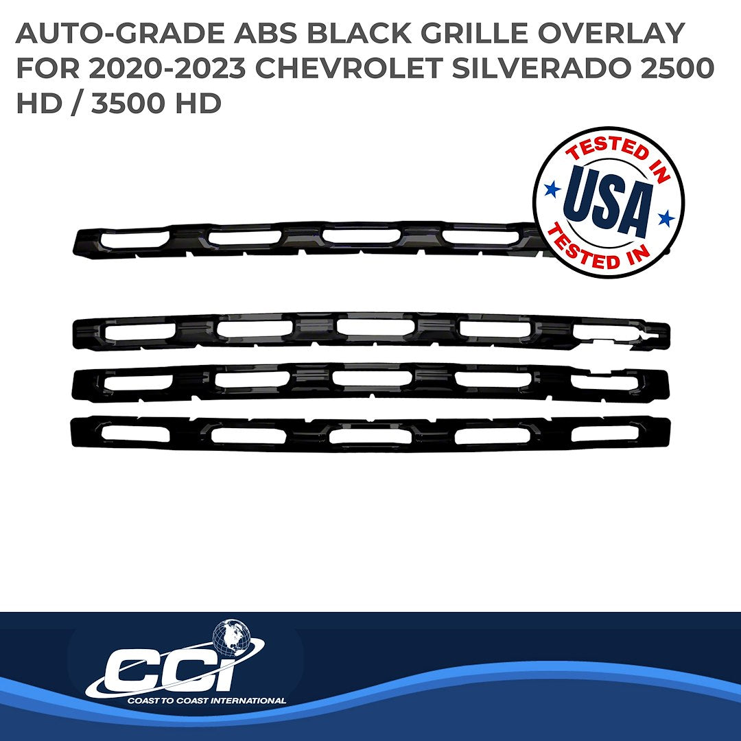 Coast To Coast GI168BLK Silverado Gloss Bar Grille Trim - image 2