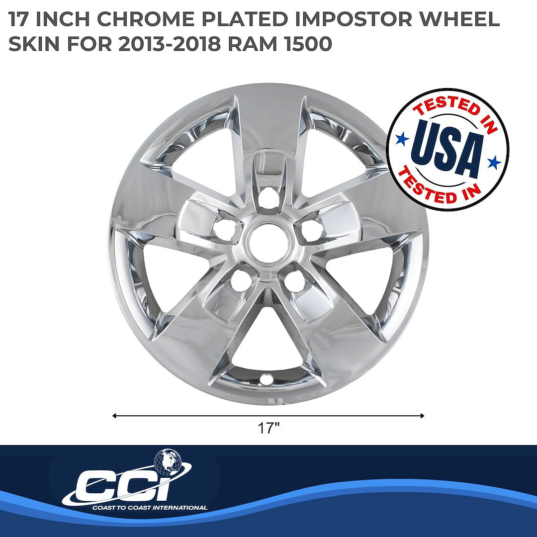Coast To Coast IMP345XN Ram 1500 17-Inch Chrome Impostor Set - image 2