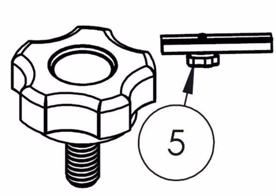 BAK Industries 356A0014 BAKFlip Replacement Locking Knobs, 2-Pack - image 1
