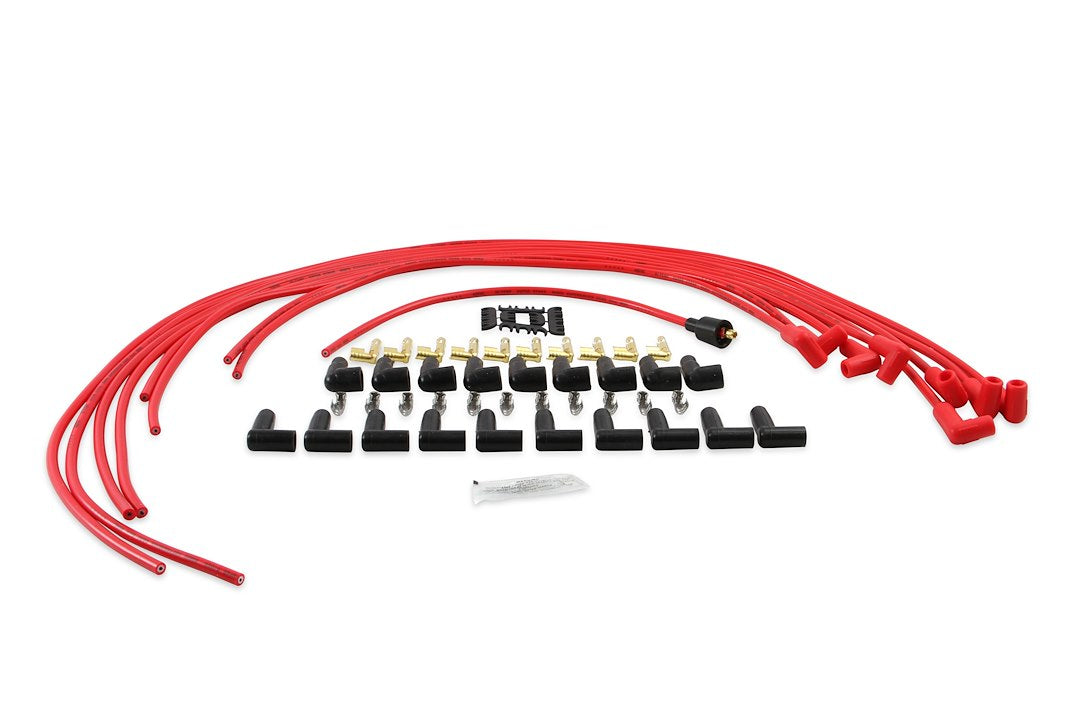 ACCEL Ignition 4041R Red Super Stock 8 mm Angle-Boot Wire Kit - image 3