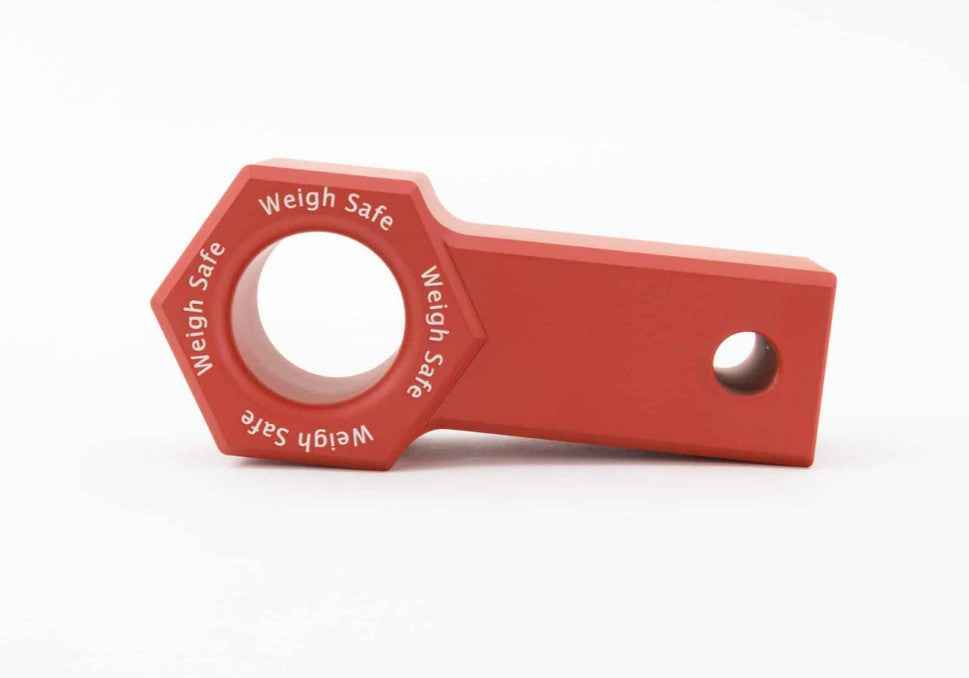 Weigh Safe Soft-Shackle Hitch Ring - 2 in, Red – WS-SS-CER-RED