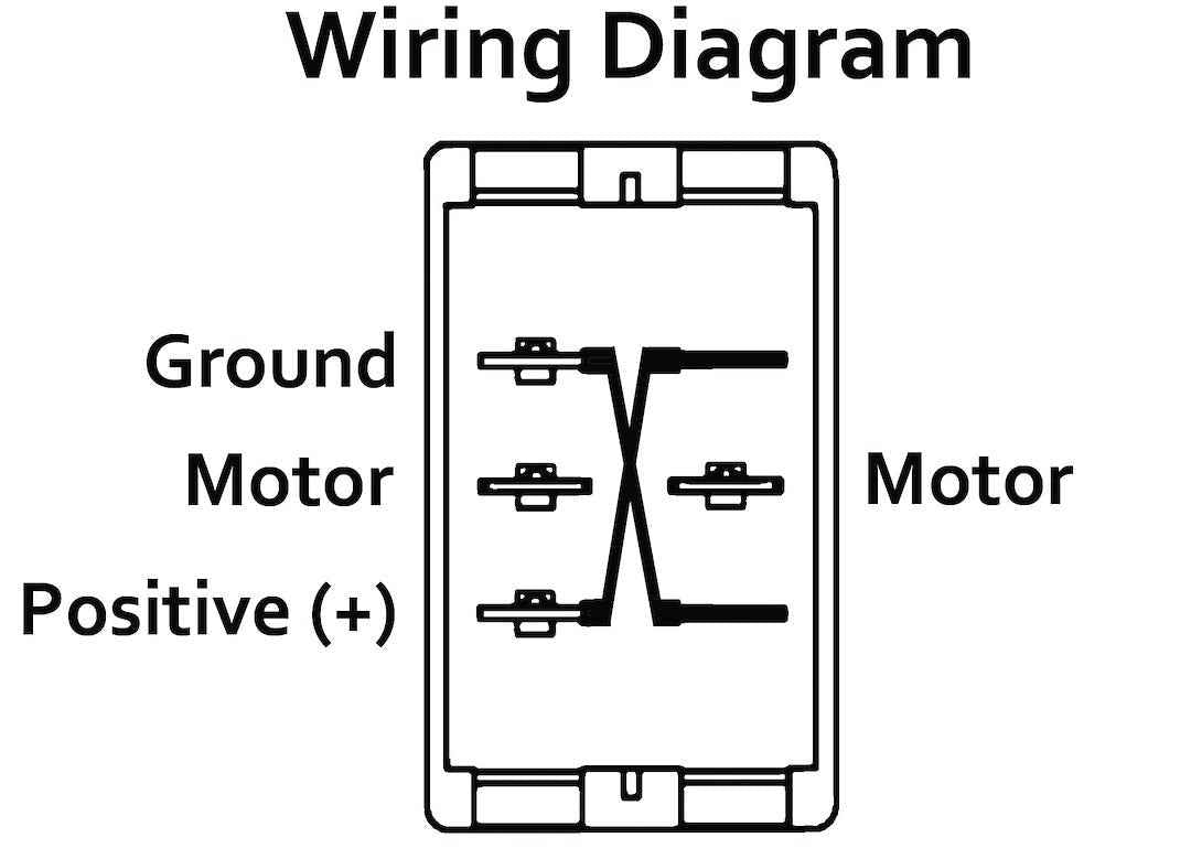 JR Products 12395 Black 40A Momentary Slide-Out Motor Control