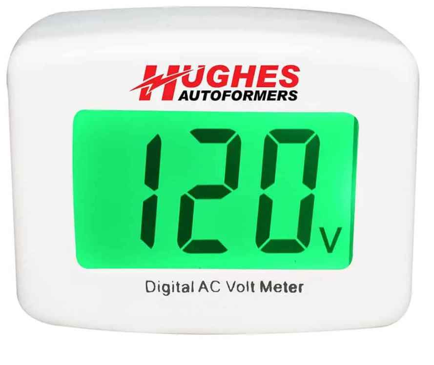 Hughes Autoformers DVMDUAL Plug-In Digital Voltmeter - 90–132V