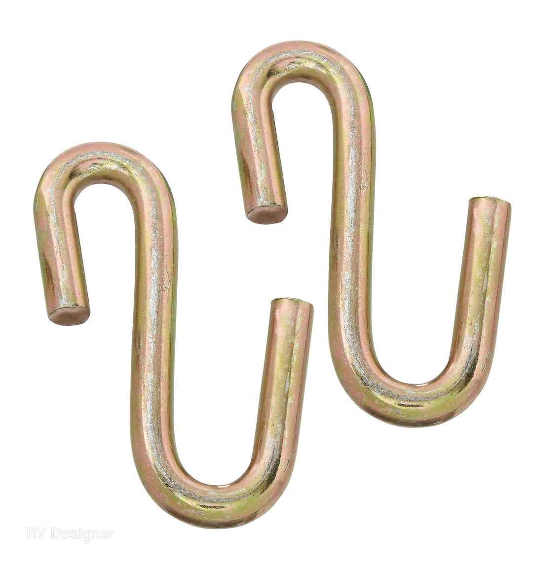 RV Designer H419 Trailer Safety-Chain S-Connectors, Pair