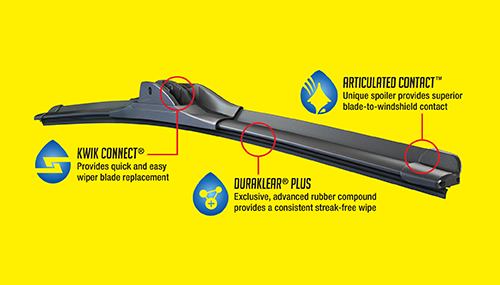ANCO C-25-RH Contour OEM-Style Beam Wiper, 25 Inch - image 3
