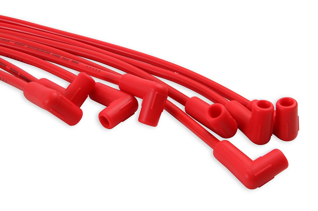 ACCEL Ignition 4041R Red Super Stock 8 mm Angle-Boot Wire Kit - image 6