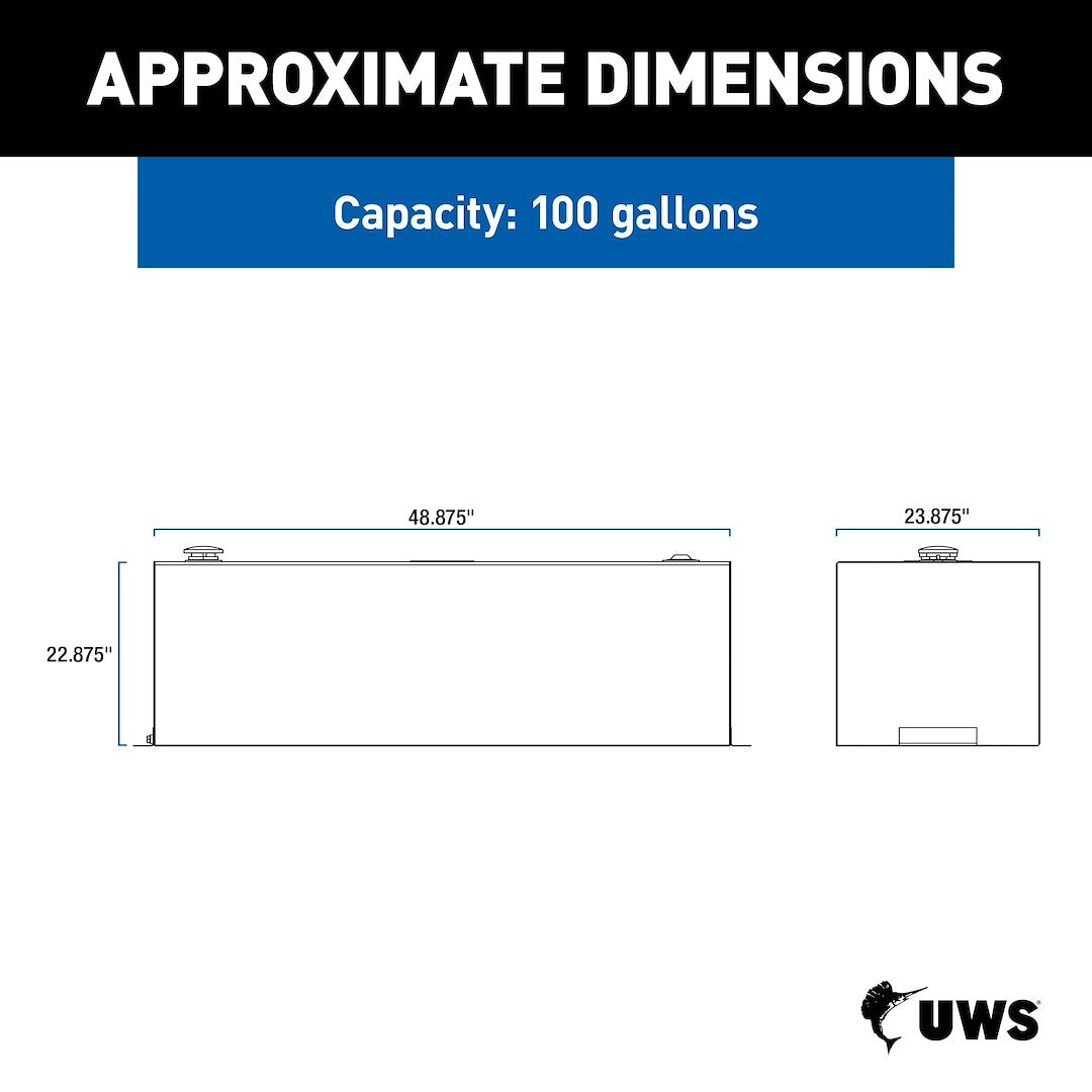 Uws Tt-100-Rt-T-P Liquid Transfer Tank - image 5