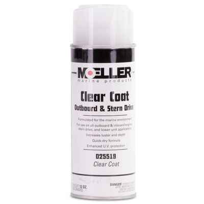 Moeller 025519 High-Gloss Clear Marine Finishing Lacquer, 12-Ounce