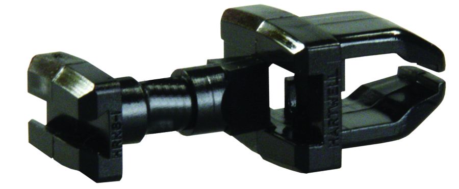 JR Products Refrigerator Vent Door Latch (00245) – Color: Black