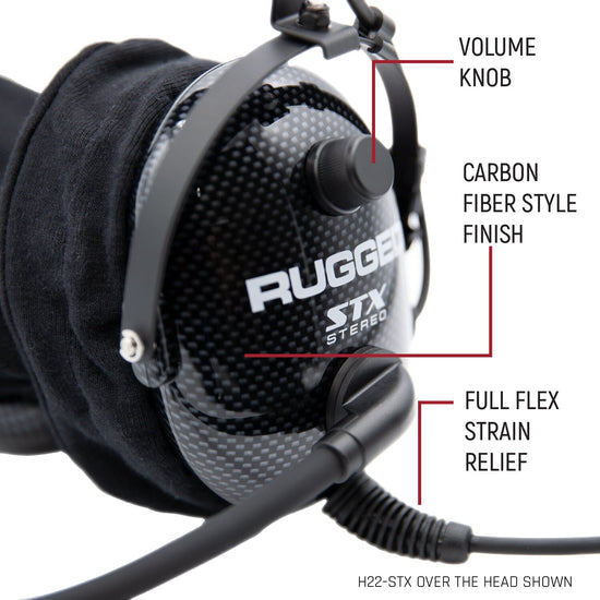 Rugged Radios H42-Stx Ultimate Alpha Audio Communication Headset