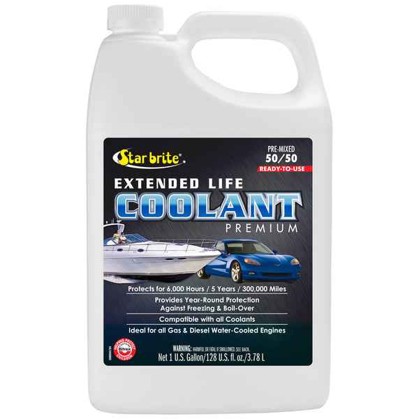 Star Brite 030800 50/50 Premixed Ethylene-Glycol Coolant, 1-Gallon