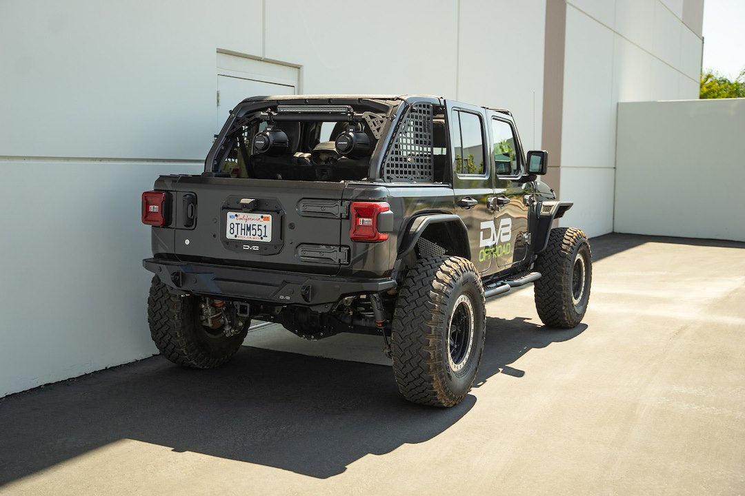DV8 Offroad SRJL-08 OE Plus Four-Door Entry Bars