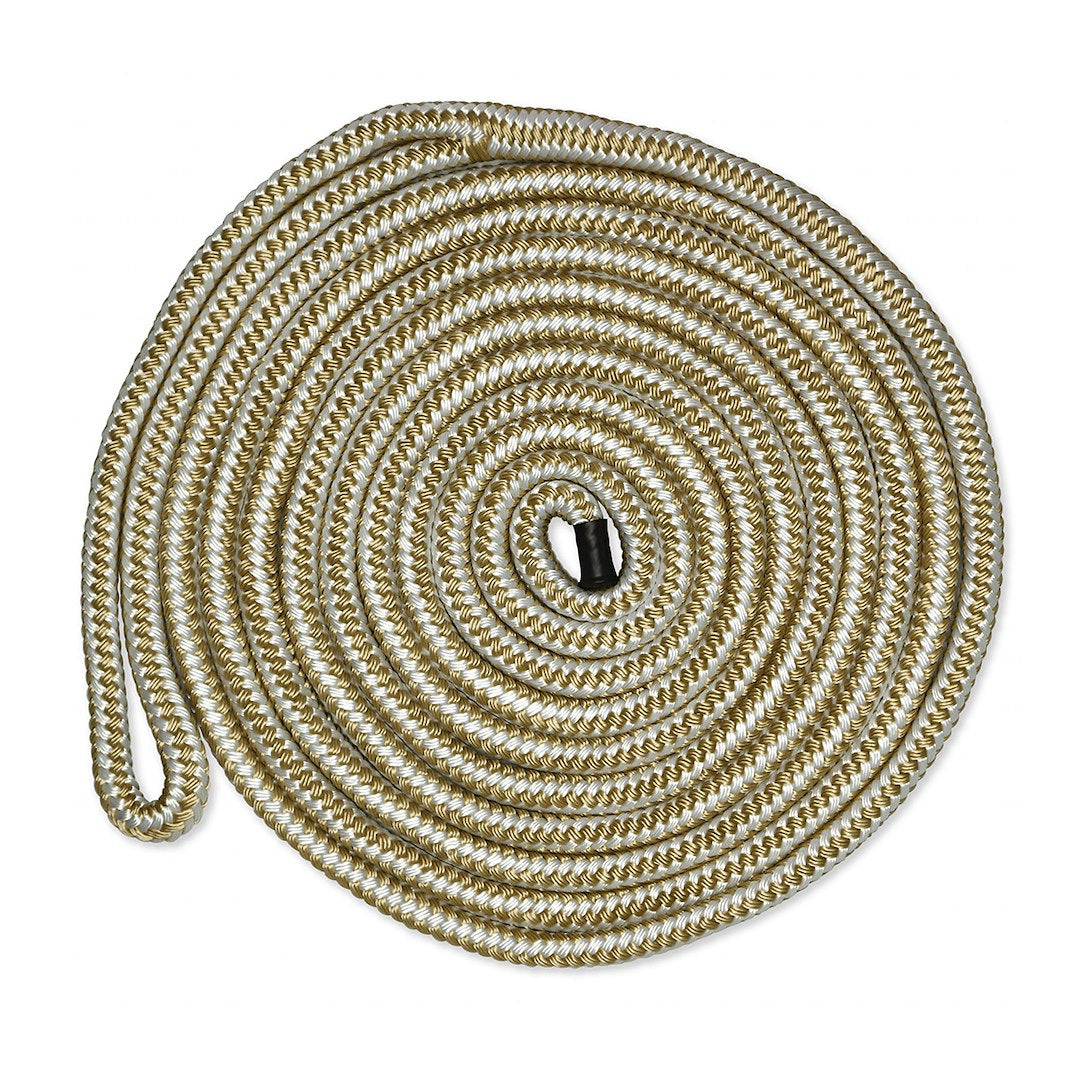 CMP Cordage CDL3825WG 25-Foot White Gold Dock Rope - image 1