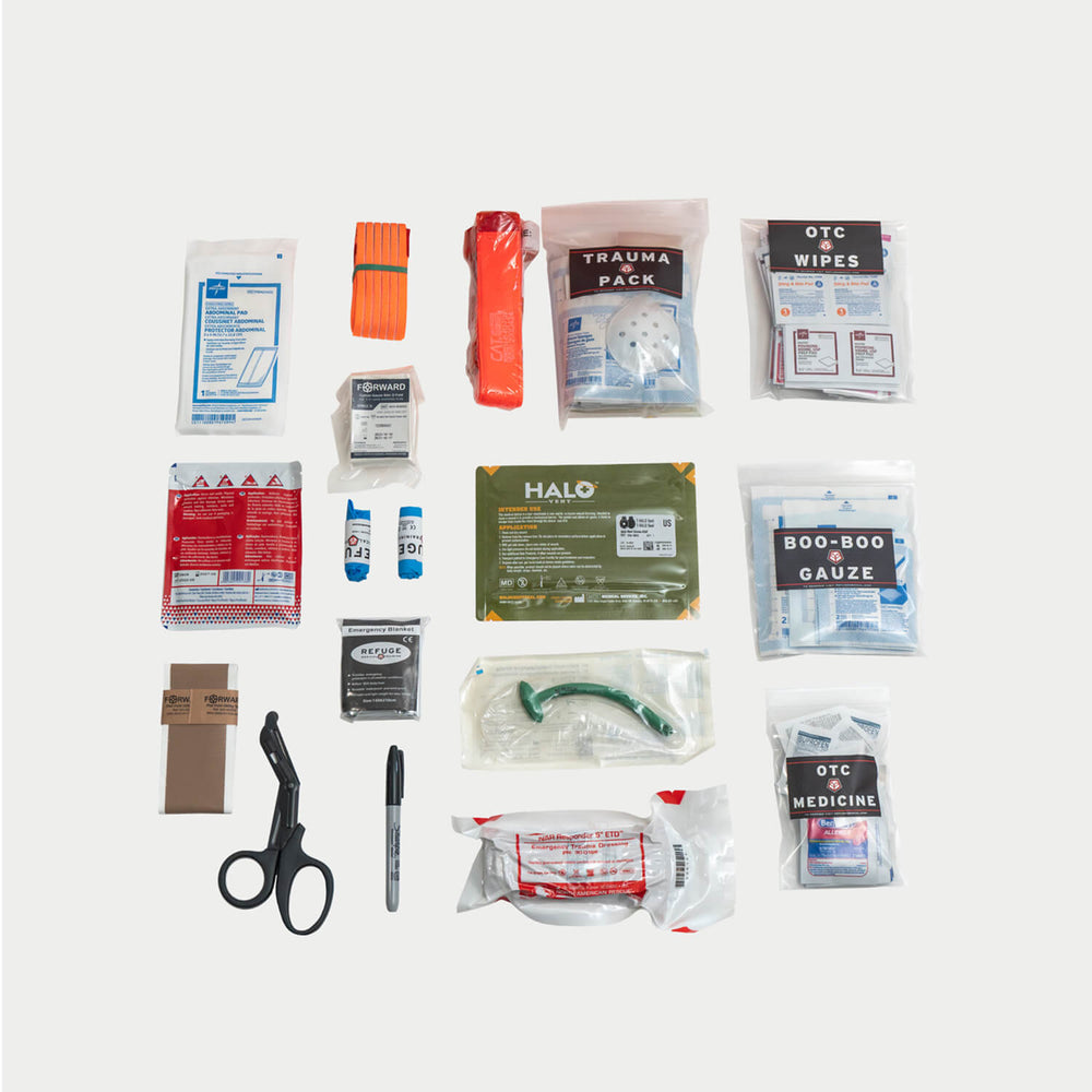 Decked A0131-IFAK-ORG Medical Supply Kit with Case