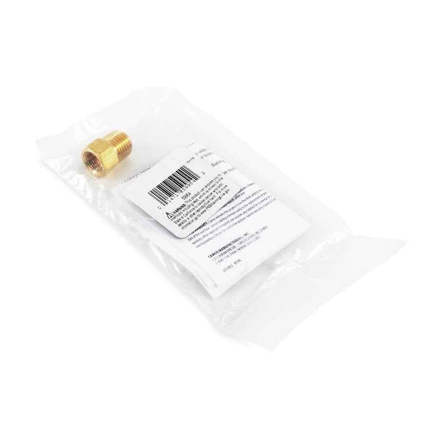 Camco 59954 Brass 1/4-Inch Propane Adapter with Check Valve