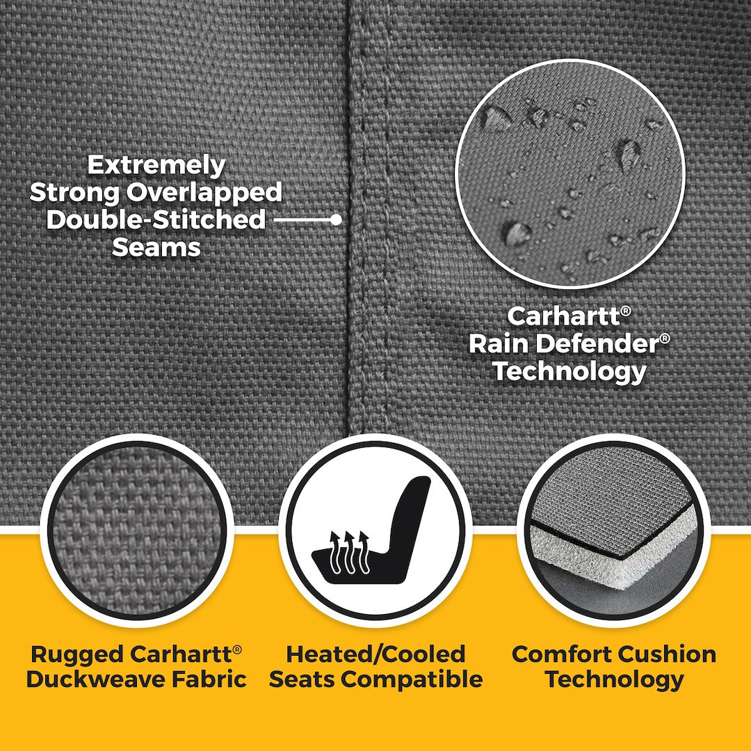 Covercraft TC4138CAGY Carhartt PrecisionFit Bench Cover for Silverado - image 3
