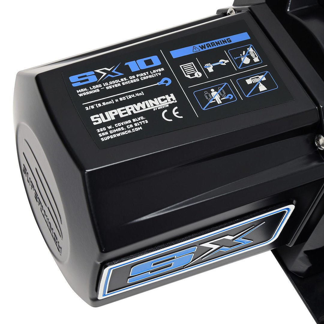 Superwinch 1710204 SX10SR Synthetic-Line Winch