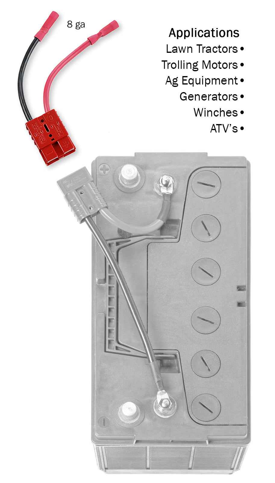 Connect-Ease RCE12VB8 Motor and Equipment Quick-Connect Wiring