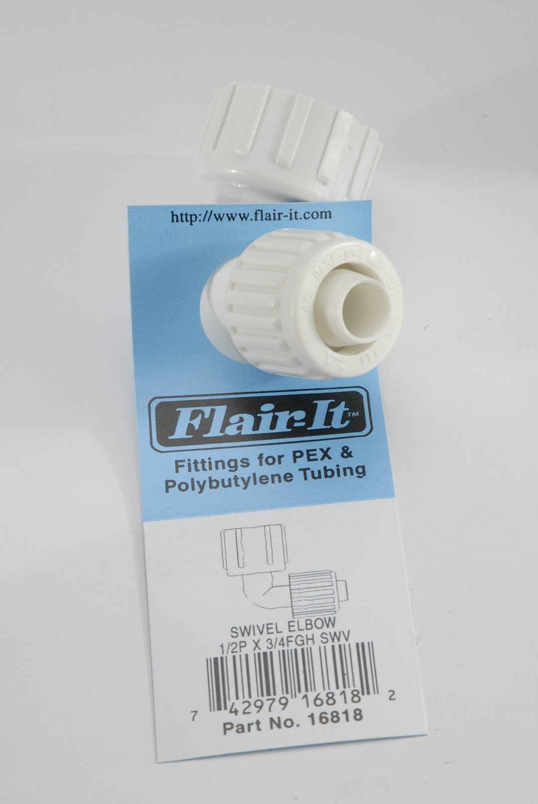 Elkhart Supply 1/2-Inch x 3/4-Inch Fitting Compression / Female Garden Hose Thread Swivel – 16818