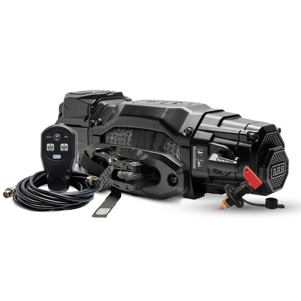 ARB ARW100SA 12V Recovery Winch with Synthetic Line, 10,000 lb - image 1