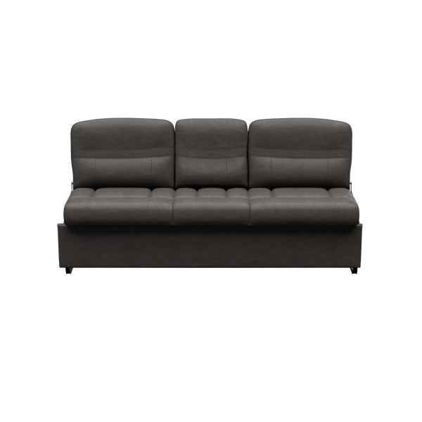 Lippert 2024044414 McCoy Brown Three-Seat Jackknife Sofa, 72-Inch
