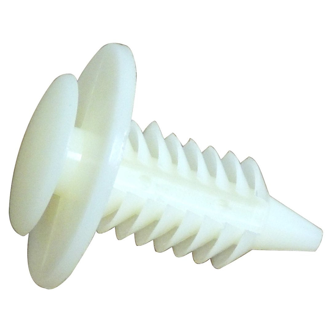 Crown Automotive 6503709 Single White Plastic Panel Clip - image 1