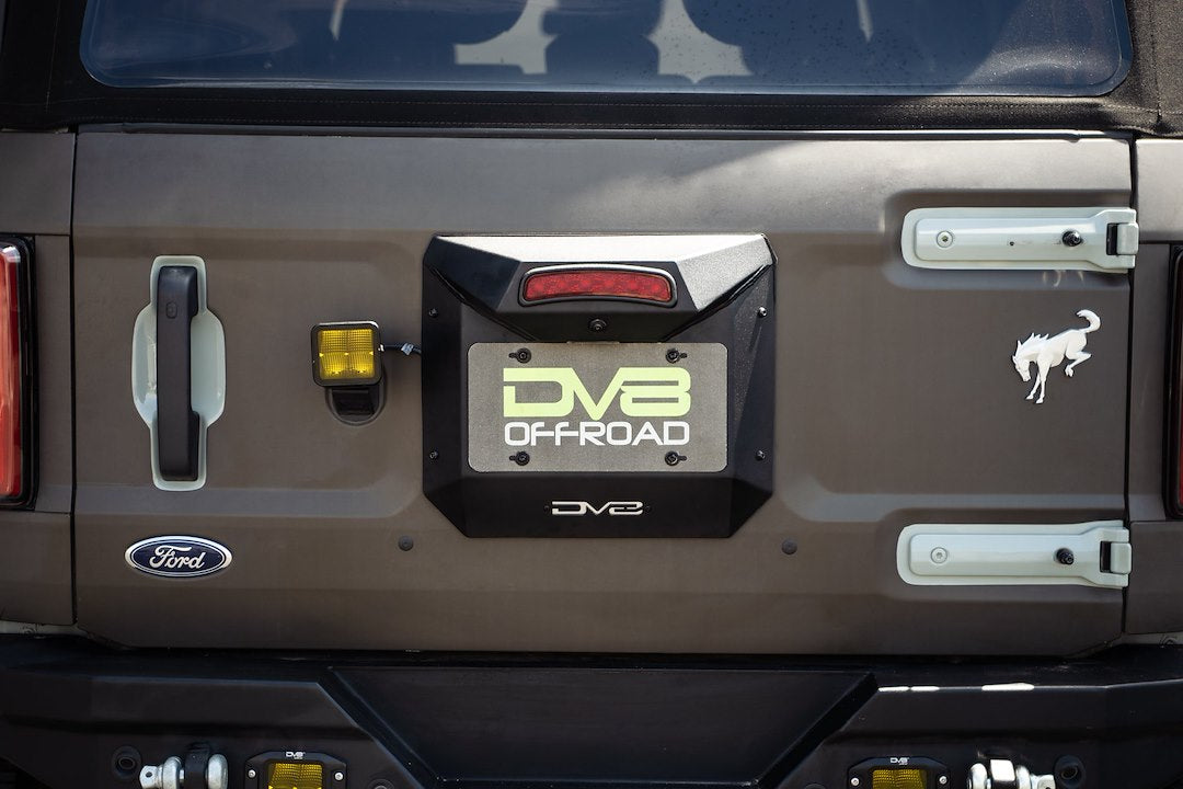 DV8 Offroad TSBR-01 Bronco License Plate Relocation Kit