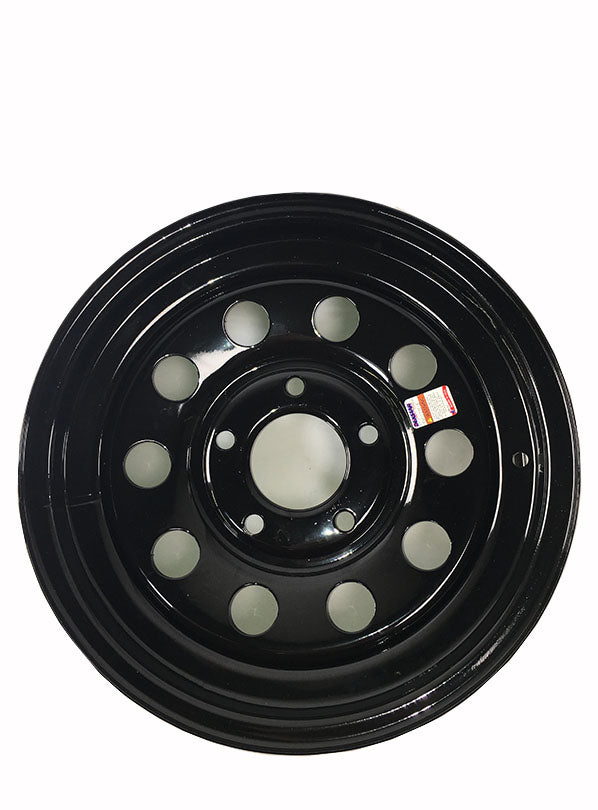 Americana 20438 Black 15 x 5 Mini-Mod Wheel, 5 x 5 - image 1