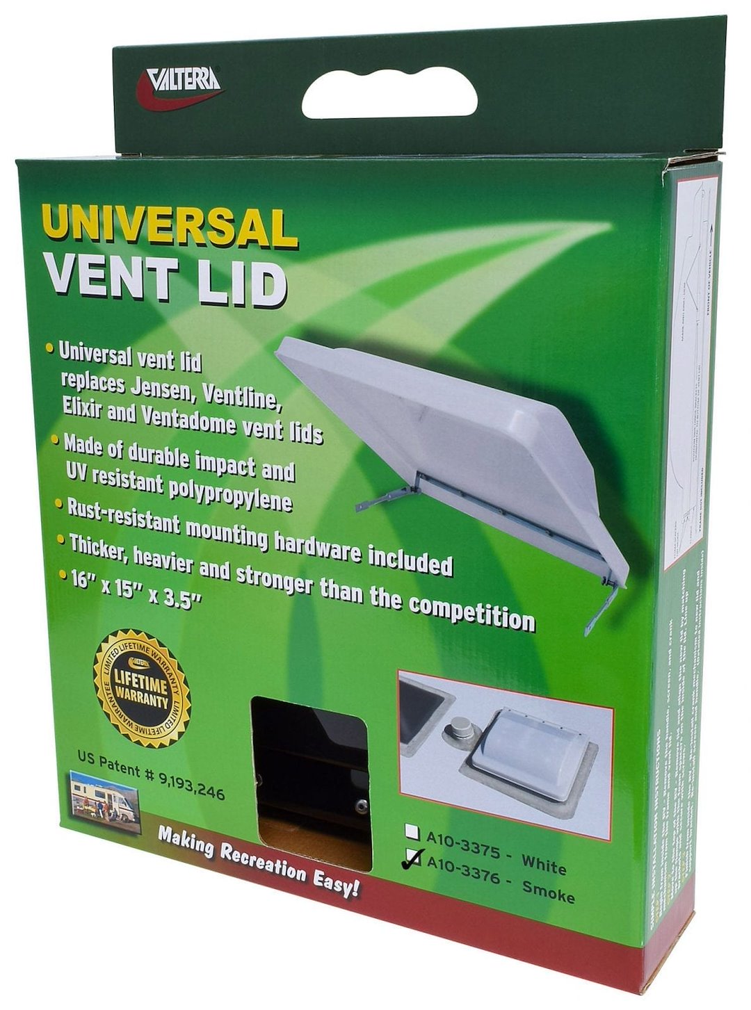 Valterra A10-3375 Roof Vent Lid - image 5