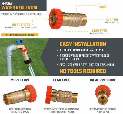 Valterra A01-1122 Fresh Water Pressure Regulator - image 4
