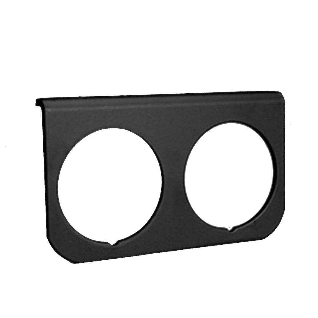 AutoMeter 2237 Black Under-Dash Panel for Two Gauges