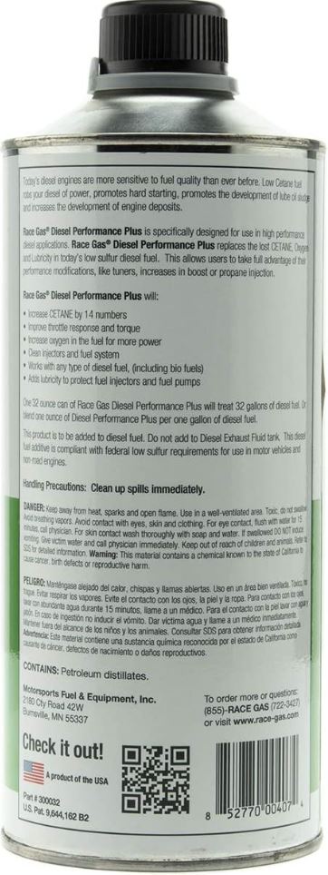 Race Gas 300032 Diesel Fuel Treatment