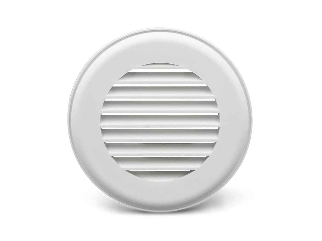 B&B Molders 94272 Polar White 4-3/4-Inch Damper Ceiling Register