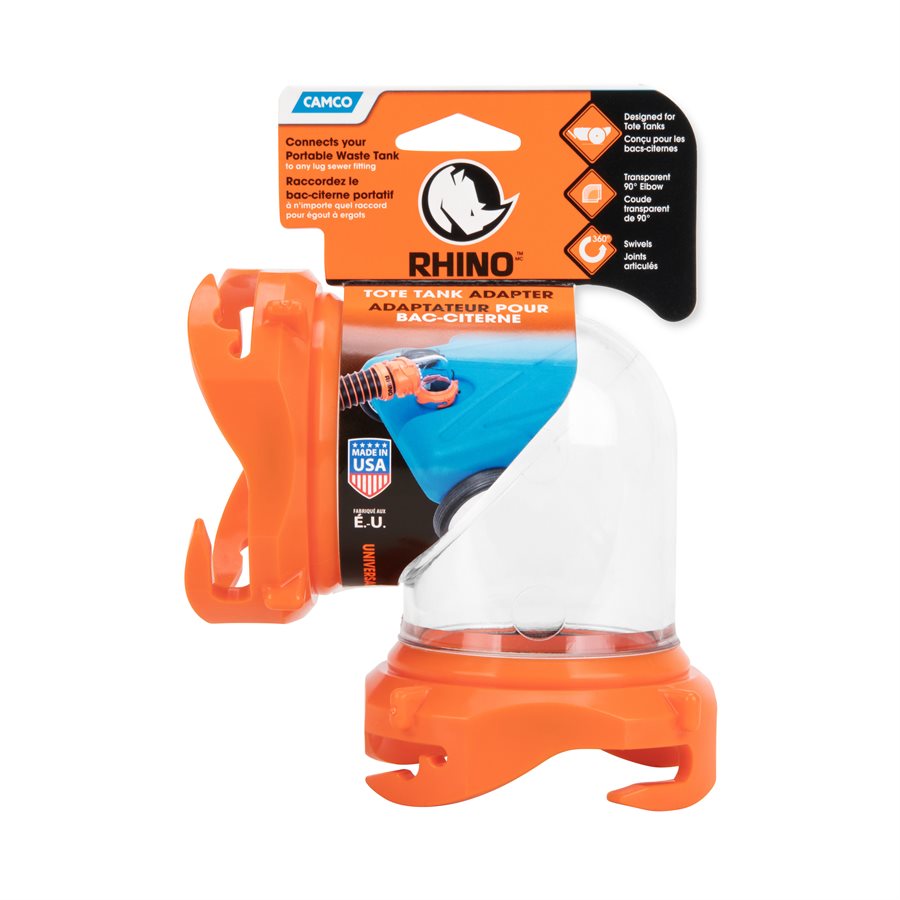 Camco 90 Degree Elbow Connecting Sewer Hose to Tote Tank (39485)