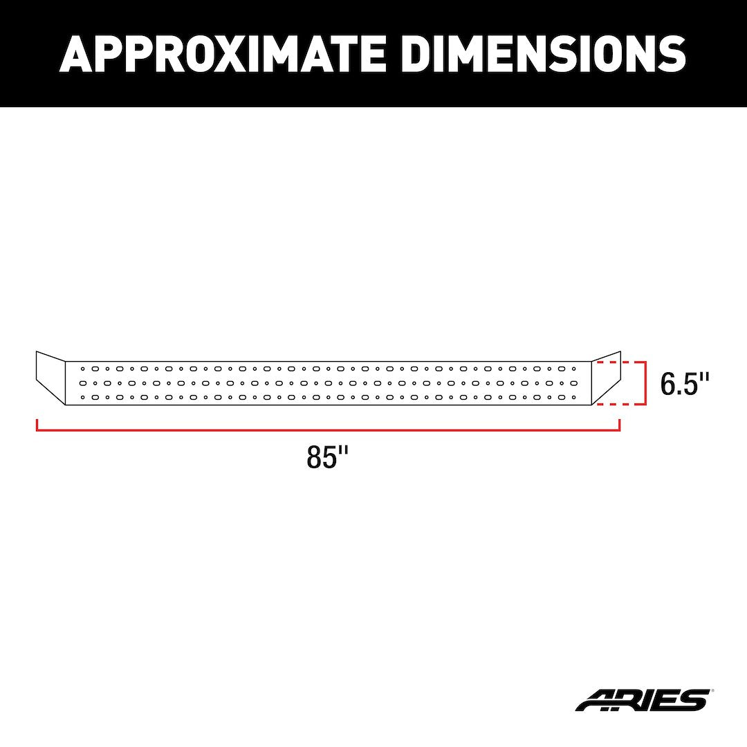 Aries C2885 85-Inch RidgeStep Board Component - image 2